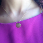 14k Solid Gold Plate Necklace - alternate view 2