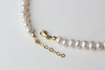 925k Sterling Silver Personalized Initial Pearl Necklace - alternate view 6