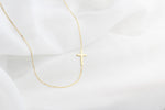 925k Sterling Silver Cross Necklace - alternate view 2