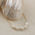 925k Sterling Silver Pearl Necklace - alternate view 2