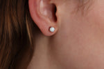 925k Sterling Silver Opal Earrings - alternate view 2