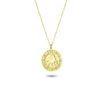 925k Sterling Silver Taurus Zodiac Necklace - alternate view 2