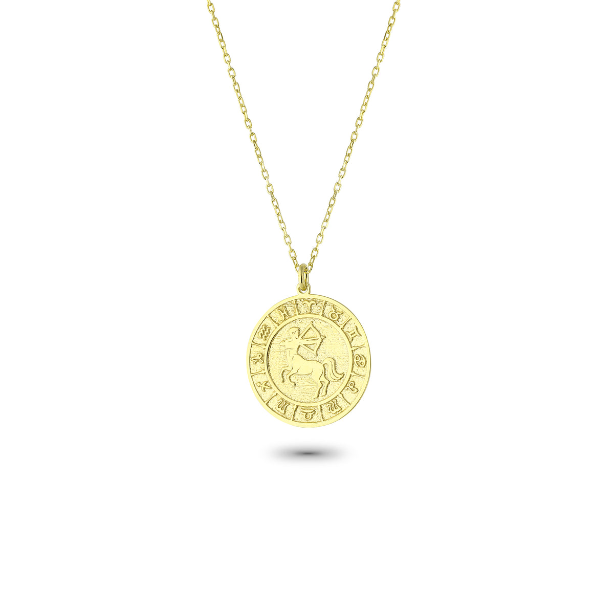 925k Sterling Silver Sagittarius Zodiac Necklace - alternate view 2