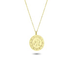 925k Sterling Silver Aquarius Zodiac Necklace - alternate view 2