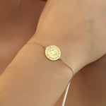 925k Sterling Silver Cancer Zodiac Bracelet