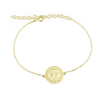 925k Sterling Silver Scorpio Zodiac Bracelet - alternate view 2