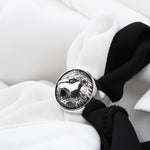 925k Sterling Silver Men Tiger Ring - alternate view 2