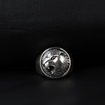 925k Sterling Silver Men Tiger Ring - alternate view 3