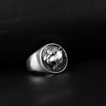 925k Sterling Silver Men Tiger Ring - alternate view 4
