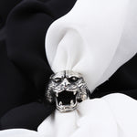 925k Sterling Silver Men Puma Ring - alternate view 3