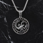 925k Sterling Silver Men Scorpio Necklace - alternate view 2