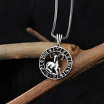 925k Sterling Silver Men Aries Necklace - alternate view 3