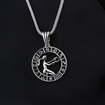 925k Sterling Silver Male Virgo Necklace - alternate view 3