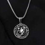 925k Sterling Silver Male Cancer Sign Necklace - alternate view 3