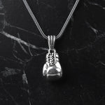925k Sterling Silver Men Boxing Gloves Necklace - alternate view 4