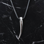 925k Sterling Silver Men Ivory Necklace - alternate view 2
