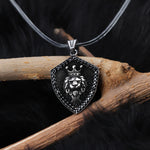 925k Sterling Silver Men Lion King Necklace - alternate view 2