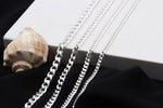 925k Sterling Silver 7mm Gourmet Chain Necklace - alternate view 5