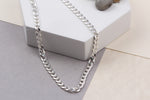 925k Sterling Silver 5mm Gourmet Chain Necklace - alternate view 2