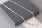 925k Sterling Silver 5mm Gourmet Chain Necklace - alternate view 3