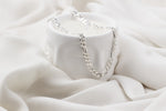 925k Sterling Silver 5mm Figaro Chain Necklace - alternate view 3