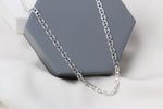 925k Sterling Silver 4mm Mariner Chain Necklace - alternate view 2