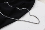 925k Sterling Silver 4mm King Chain Necklace - alternate view 2