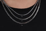925k Sterling Silver 4mm King Chain Necklace - alternate view 5