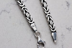 925k Sterling Silver 3mm King Chain Necklace - alternate view 6