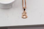 925k Sterling Silver Gourmet Chain Jesus Christ Necklace - alternate view 2