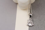 925k Sterling Silver Gourmet Chain Jesus Christ Necklace - alternate view 5