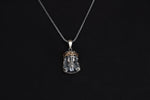 925k Sterling Silver Gourmet Chain Jesus Christ Necklace - alternate view 2