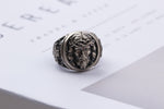 925k Sterling Silver Jesus Christ Ring - alternate view 6