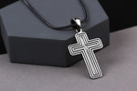 925k Sterling Silver Men Cross Silver Necklace - alternate view 2
