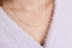 925k Sterling Silver Ball Chain Necklace - alternate view 3