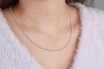 925k Sterling Silver Doc Chain Necklace - alternate view 2