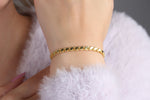 925k Sterling Silver Barley Scale Chain Bracelet - alternate view 3