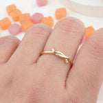 14k Solid Gold Knot Ring