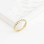 14k Solid Gold Twisted Ring - alternate view 6