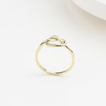 14k Solid Gold Knot Ring - alternate view 3