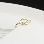 14k Solid Gold Knot Ring - alternate view 4
