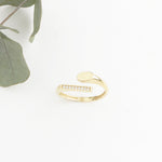 14k Solid Gold Stone-Set Ring - alternate view 4