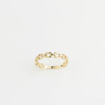 14k Solid Gold Chain Ring - alternate view 6