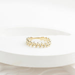 14k Solid Gold Asymmetrical Ring - alternate view 6