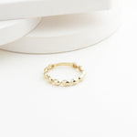14k Solid Gold Dome Ring - alternate view 8