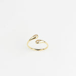 14k Solid Gold Stone-Set Ring - alternate view 4