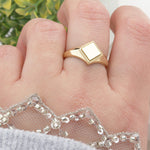 14k Solid Gold Ring - alternate view 3
