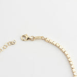 14k Solid Gold Cube Bracelet - alternate view 3