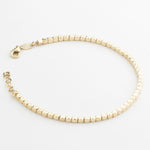 14k Solid Gold Cube Bracelet - alternate view 5