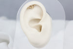 14k Solid Gold Snake Helix Piercing - alternate view 2